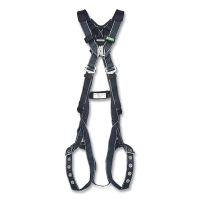 MSA 10252234 V-FORM Welding Full-Body Harness, Back D-Ring, Extra Large, Tounge Buckle Leg Straps