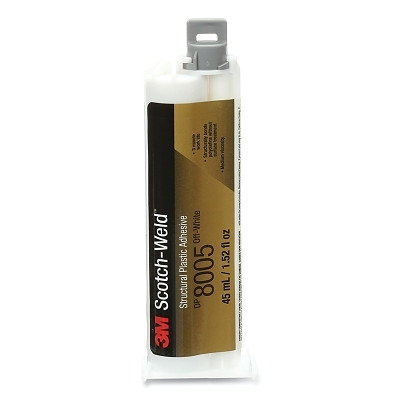 Scotch-Weld 7100088846 Scotch-Weld Structural Plastic Adhesive, DP8005, 1.52 fl oz, Cartridge, Off-White