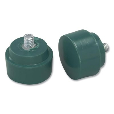 Nupla 15304 Hammer Striking Tip, 3 in dia, Vinyl Coated, Green