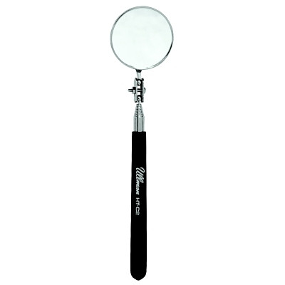 Ullman HTC2 Telescoping Inspection Mirror, Round, 2-1/4 in dia, 6-1/2 in L to 36-3/8 in L