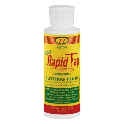 Relton 04ZNRT Rapid Tap Heavy Duty Cutting Fluid, 4 oz, Squeeze Bottle
