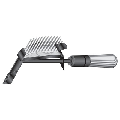 Lenco 09080 Chipping Hammers, 11 1/4 in, 18 oz Head, Chisel and Brush, Wood Handle