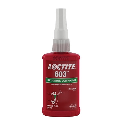 Loctite 231097 603 Retaining Compound, 10 mL, Squirt Bottle, Green