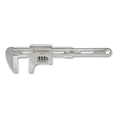 Crescent C79H Straight Hex Pipe Wrenches, 90 Head Angle, Steel Body Jaw, 9 in