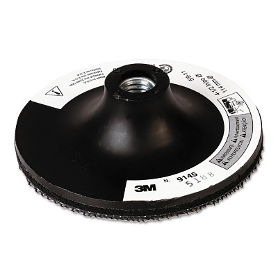 Scotch-Brite 7000046035 Hook and Loop Disc Pad Holder, Tall T Hook Type, 4-1/2 in Diameter