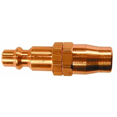 Coilhose Pneumatics 1501 Coilflow Industrial Interchange Connector, 1/4 in (NPT) Male, Plated Steel