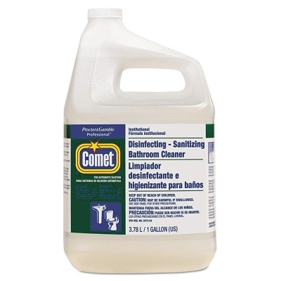 Comet 22570 Disinfecting-Sanitizing Bathroom Cleaner, 1-gal Bottle