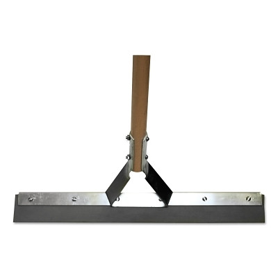 Magnolia Brush 4130 Non-Sparking Floor and Driveway Squeegee, Straight, 30 in, Black Rubber, Includes Handle
