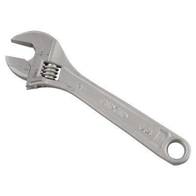 Ridgid 86902 Adjustable Wrenches, 6 in Long, 3/4 in Opening, Cobalt Plated