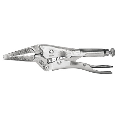 Irwin VISE-GRIP 1402L3 Long Nose Locking Plier, 2-1/4 in Jaw Opening, 6 in Long