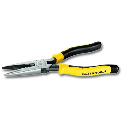 Klein Tools J2038N Heavy-Duty Long Nose Pliers, Alloy Steel, 8 9/16 in