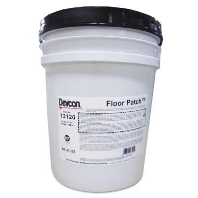 Devcon 13120 Floor Patch, 40 lb, Pail, Gray