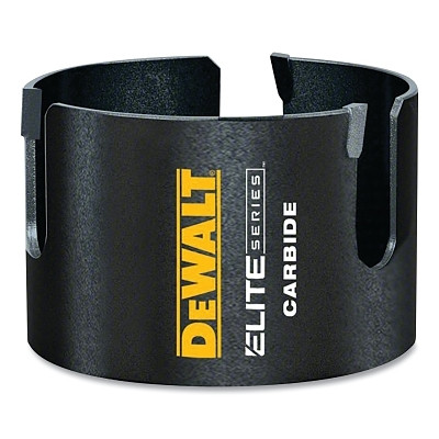 DeWalt DAH4458 ELITE SERIES Hole Saw, Carbide, Multi-Material Cutting, 4-5/8 in dia Cutting x 2-7/16 in D Cutting