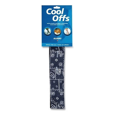 Allegro 840551 Cool Offs Neck Wrap/Headband, 2 in W x 38 in L, Cowboy Blue