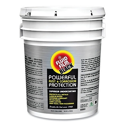 FLUID FILM BLACK PNASB Powerful Rust and Corrosion Protection, Black, 5-gal, Pail