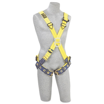DBI-SALA 1102950 Delta Cross Over Climbing Harness, Back/Front D-Rings, Universal, Tongue