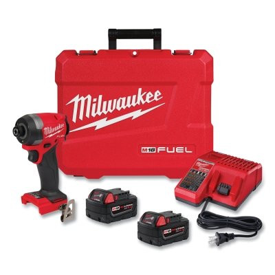 Milwaukee Tool 2953-22 M18 FUEL 1/4 in Hex Impact Driver, Kit, 18 V DC, 3900 RPM
