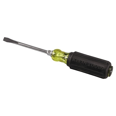 Klein Tools 6024 Keystone-Tip Cushion-Grip Screwdriver, 1/4 in Tip, 8.344 in L