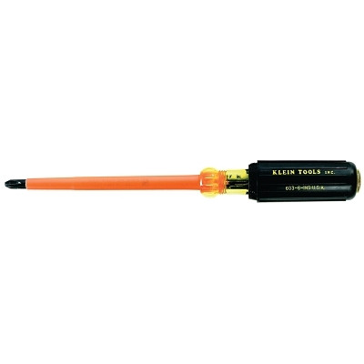 Klein Tools 6034INS #2 Profilated Phillips-Tip Cushion-Grip Screwdriver, Insulated