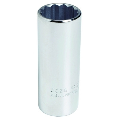 Proto J5016H Torqueplus Deep Sockets 3/8 in, 3/8 in Drive, 1/2 in, 6 Points