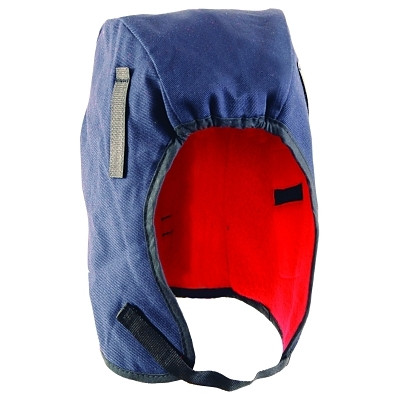 OccuNomix RB405 MIRAWARM Fleece Lined Cotton Twill Winter Liner, Navy/Red, 2-Layers Classic, Regular Length, FR