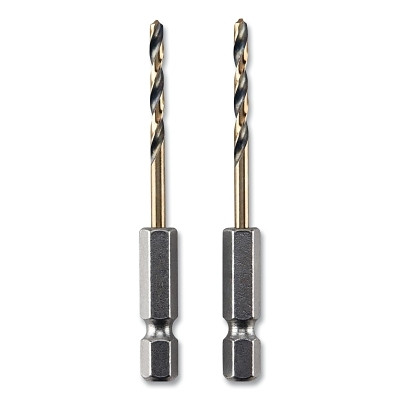 DeWalt DWA5007 Black and Gold Impact Ready Drill Bit, 7/64 in dia, 135 Split Point Tip, 2-5/8 in OAL