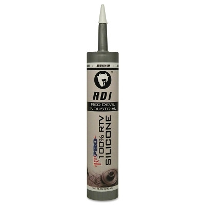 Red Devil 08165I 100% Silicone Architectural Grade RTV Sealant, 9.8 fl oz Cartridge, Gray