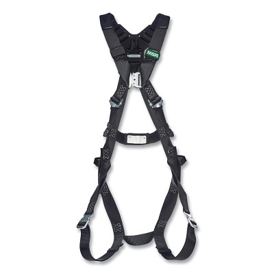 MSA 10252213 V-FORM Arc Flash Harness, Back D-Ring, Extra Large, Quick-Connect Leg Straps
