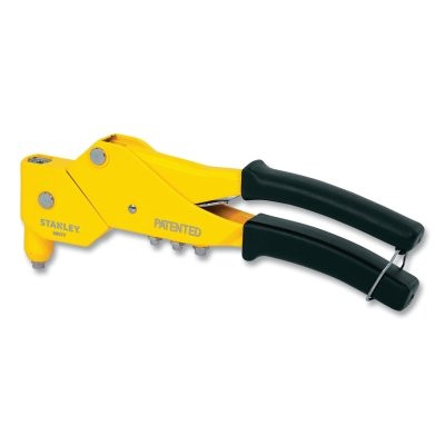 Stanley MR77C Swivel Head Manual Riveter, 11-1/8 in rivet, Rubber handle