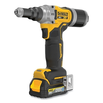 DeWalt DCF414GE2 20V MAX* XR Brushless Cordless Rivet Tool, 3/16 in_15/64 in_1/4 in Blind Rivet dia