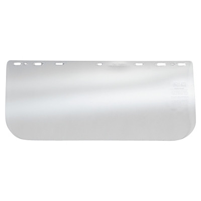 MCR Safety 181640 Universal Faceshield, PETG, 16 in L, 8 in H, Clear