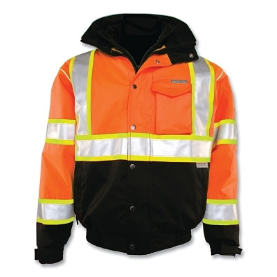 Kishigo JS120-2X Premium Brilliant Series Hi-Vis Class 3 Long Sleeve Shirt Size 2XL