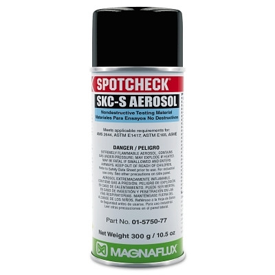 Magnaflux 01575077 Spotcheck SKC-S, Cleaner and Remover, 10.5 oz, Aerosol Can