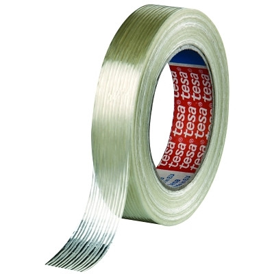 Tesa Tapes 533270900100 Economy Grade Filament Strapping Tape, 3/4 in x 60 yd, 100 lb/in Strength