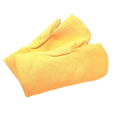 Anchor Brand K28WL High Heat Wool-Lined Kevlar Mittens, Yellow, Large