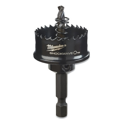 Milwaukee Tool 49569820 SHOCKWAVE Impact Hole Saw, 1-1/8 in Cutting Diameter, 1/8 in Cutting Depth, 2-1/2 in L