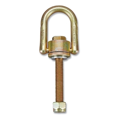 MSA 10242706 Anchorage Connector Component, Steel Swivel Anchor Base with Bolt