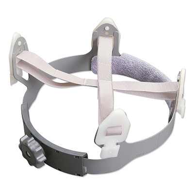 Jackson Safety 14936 Head-Hugger Suspension, 391, 4-Point Ratchet; Crown Strap, for SC-6 Hard Hats, Gray