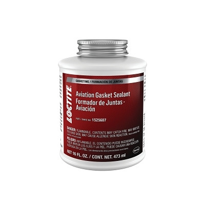 Loctite 1522029 Aviation Gasket Sealant, 1 pt, Brush Top Can, Brown