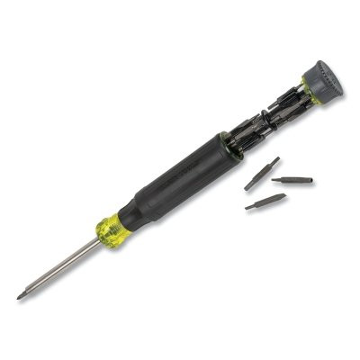 Klein Tools 32328 27-in-1 Multi-Bit Precision Screwdriver with Apple Bits, (5)Phillips, (4)Slotted, (5)Hex bits (8)TORX bits, (4)Pentalobe