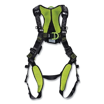Miller by PIP H7IC3A3 H700 Full Body Harness, Back/Front/Side D-Rings, 2X-Large, QC Chest/Leg Buckles, IC3