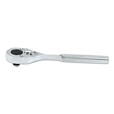 Proto J4749 Classic Standard Length Pear Head Ratchet, 1/4 in Dr, 5 in L, Alloy Steel, Knurled Handle