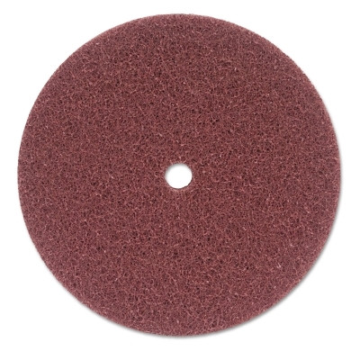 Merit Abrasives 08834162413 High Strength Buffing Disc, 8 in x 1/2 in, Very Fine, Aluminum Oxide, 3600 rpm, Maroon