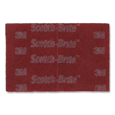 Scotch-Brite 7100023339 Hand Pad, 7447 PRO, Very Fine, Aluminum Oxide, Maroon, 60 EA/CA