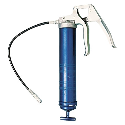 Lincoln Industrial 1133 Pistol Grip Heavy-Duty Grease Gun, 14.5 oz Cartridge, 18 in Whip Hose/Coupler