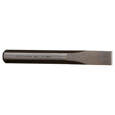 Mayhew Tools 10220 Cold Chisel, 8 in Long, 1 in Cut Width, Black Oxide