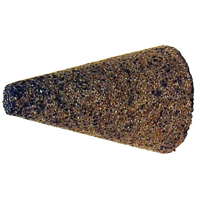 Pferd 61855 Cones and Plugs, Type 17, 1-1/2 in dia, 16 Grit Aluminum Oxide