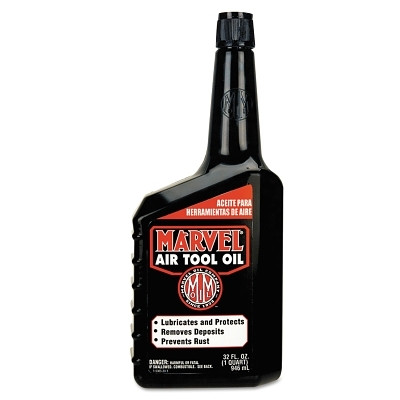 Marvel Mystery Oil MM85R1 Marvel Air Tool Oil, 32 oz Bottle