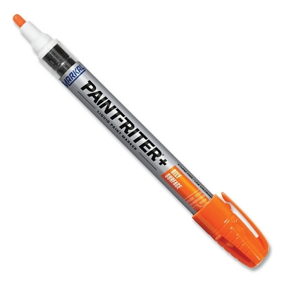 Markal 96964 Paint-Riter+ Oily Surface Paint Marker, Orange, 1/8 in Tip, Medium