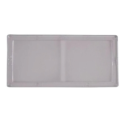 Jackson Safety 16060 Mag Plate, Shade 5 to 8/9 to 13, 4-1/4 in, Plastic, Clear, 1.75 Diopter